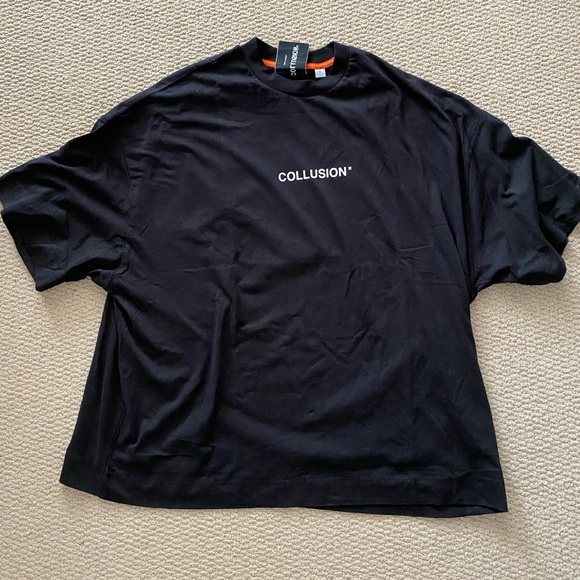 ASOS - Collusion Black Unisex T-Shirt - Picture 4 of 5